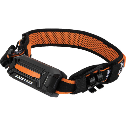 Widebeam Headlamp with Strap, LED, 575 Lumens, 4 Hrs. Run Time, Rechargeable Batteries - Klein Tools 56308