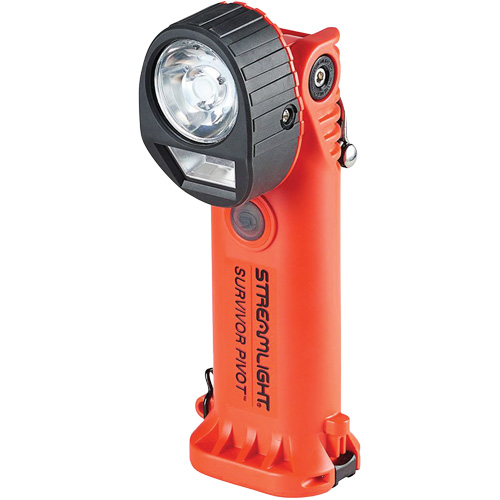 Survivor Pivot&reg; Magnetic Flashlight with Battery Carrier, LED, 325 Lumens, Rechargeable Batteries - Streamlight 91825