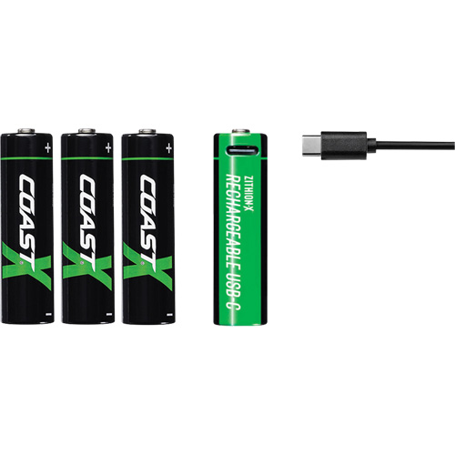 Batteries AA rechargeables Zithion - Coast 30982