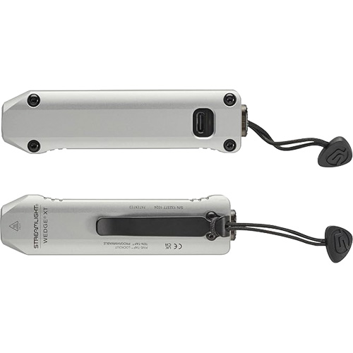 Wedge&reg; Slim Everyday Carry Flashlight, LED, 1000 Lumens, Rechargeable Batteries - Streamlight 88819