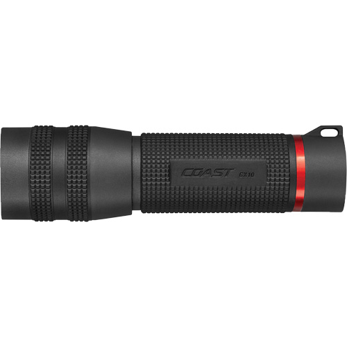 GX10 Waterproof Flashlight with Twist Focus, LED, 360 Lumens, AAA Batteries - Coast 31055