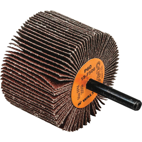 Disque &agrave; lamelles Coolcut, Oxyde d'aluminium, Grain 60, 2-1/2" x 1-1/2" x 1/4" - Walter Technologies Pour Surface 15F506