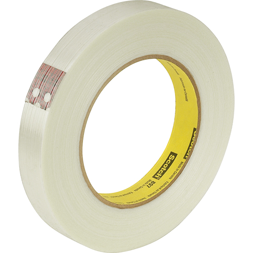 Scotch&reg; 897 Filament Tape, 5 mils Thick, 18 mm (71/100") x 55 m (180')  - 3M 897-18X55