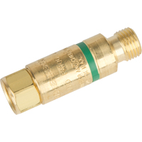 Antiretours pare-flammes - Oxy/gaz combustibles, Gaz combustibles (rouge)/Oxyg&egrave;ne (vert), Style pour chalumeau - Western Enterprises FA-100P
