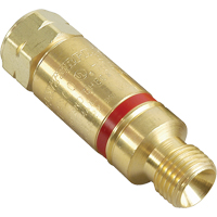 Antiretours pare-flammes - Oxy/gaz combustibles, Gaz combustibles (rouge)/Oxyg&egrave;ne (vert), Style pour adapteur de d&eacute;tendeur - Western Enterprises FA-230P