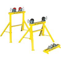Adjust-A-Rolls&reg; Stand, 1000 lbs. Load Capacity, 36" Pipe Capacity - Sumner 4300PWH