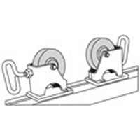 Adjust-A-Rolls&reg; Stand, 1000 lbs. Load Capacity, 36" Pipe Capacity - Sumner 4300PWH