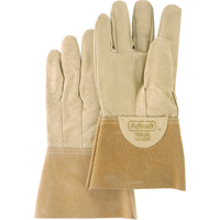 Softouch Welding Gloves, Split Pigskin, Size Large - Weld-Mate 