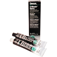 Adh&eacute;sif 5 minutes, 70 g, Tube, Deux composants, Transparent - Devcon 14210