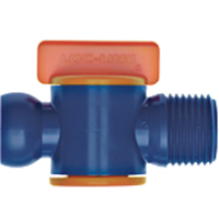 Vanne &agrave; filetage NPT m&acirc;le, 2-393/1000 lo x 1-3/5" h - Loc-Line 32092