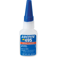 Adh&eacute;sif instantan&eacute; Super Bonder 495, Transparent, Bouteille, 28,3 g - Loctite 135467