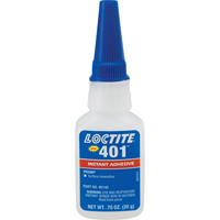Adh&eacute;sif instantan&eacute; Prism 401, Transparent, Bouteille, 20 g - Loctite 135429