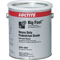 Big Foot Heavy Duty Pedestrian Grade Anti-Slip Coating, 1 gal., Epoxy-Based, Grey - Loctite 1602121