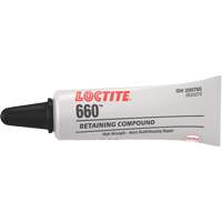 Quick Metal 660 Press Fit Repair Retaining Compound, 6 ml, Tube, Silver - Loctite 209765