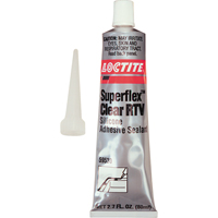 Scellant adh&eacute;sif &agrave; la silicone Superflex RTV, Tube, Transparent - Loctite 160809