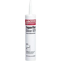 Scellant adh&eacute;sif &agrave; la silicone Superflex RTV, Cartouche, Transparent - Loctite 193999