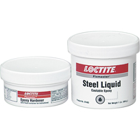 Adh&eacute;sif d'acier liquide Fixmaster, 486 g, Trousse, Un composant, Gris - Loctite 235617