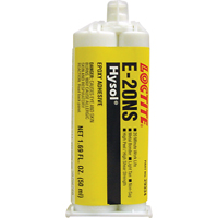 &eacute;poxyde Hysol E-20NS, Deux composants, Cartouche double, 120 g, Havane - Loctite 237119
