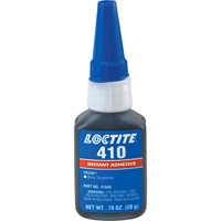Adh&eacute;sif instantan&eacute; 410, Noir, Bouteille, 20 g - Loctite 135444