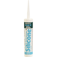 Scellant de silicone pour salle de bain et cuisine NuFlex 302 , 300 ml, Cartouche, Transparent - Nuco 30240
