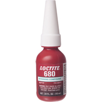 680 High Strength/Low-Viscosity Retaining Compounds, 10 ml, Bottle, Green - Loctite 1835205