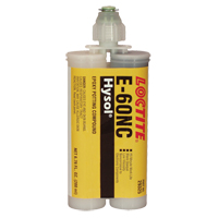 E-60NC Electrically Non-Corrosive Structural Adhesives, 200 ml, Dual Cartridge, Two-Part, Black - Loctite 237114