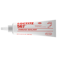 567 High Temperature Thread Sealant, Tube, 250 ml, -53.88° C - 204° C/-65° F - 400° F - Loctite 2087069
