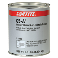 Lubrifiant antiblocage au cuivre Loctite 8008 C5-A, 2,5 lb, Canette, 1800°F (982°C) Temp&eacute;rature max. - Loctite 234204