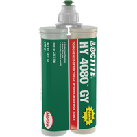 HY 4080 GY Structural Repair Hybrid Adhesive, Two-Part, Dual Cartridge, 400 g, Grey - Loctite 2217130