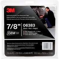 Ruban en acrylique de 3M pour l'automobile, 18 m (60') lo x 22 mm (7/8") la, 45 mils, Acrylique - 3M 06383-7/8X20(IMP)