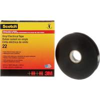Ruban isolant en vinyle Scotch, 19 mm (3/4") x 33 m (108'), Noir, 10 mils - 3M 22-3/4X36