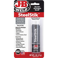 Colle &eacute;poxyde SteelStik, 2 oz, B&acirc;ton, Gris - J-B Weld 8267CAN