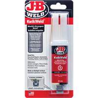 Adh&eacute;sif KwikWeld, 25 ml, Seringue, Deux composants, Gris - J-B Weld 50176CAN