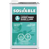 Diluant &agrave; lacque de calibre professionnel, Bidon rectangulaire, 3,78 L - Solvable 53-354