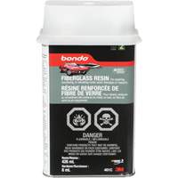 Bondo&reg; Fibreglass Resin, Two-Part, 15 oz., Rectangular Can - 3M 00401C