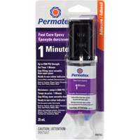Gel &eacute;poxyde, 25 ml, Seringue, Deux composants, Transparent - Permatex 84162