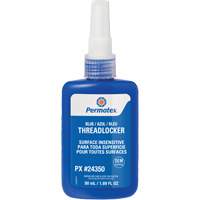 Adh&eacute;sif frein-filet pour toute surface, Bleu, &eacute;lev&eacute;, 50 ml, Bouteille - Permatex 24350