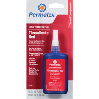 Adh&eacute;sif frein-filet pour temp&eacute;ratures &eacute;lev&eacute;es, Rouge, &eacute;lev&eacute;, 36 ml, Bouteille - Permatex 27240