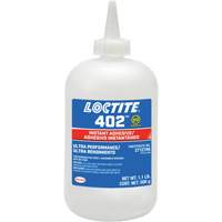 402 Instant Adhesive, Clear, Bottle, 500 g - Loctite 2712746