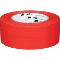 Rubans adh&eacute;sifs en vinyle 3903, 48 mm (2") la x 46 m (151') lo, 6,5 mils, Rouge - 3M 3903-2X50-RED