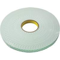 Ruban double face en mousse d'ur&eacute;thane, 33 m (108') lo x 9,5 mm (3/8") la, 60 mils, Ur&eacute;thane - 3M 4026-9X33