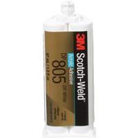 Adh&eacute;sif acrylique Scotch-Weld, Deux composants, Cartouche double, 1,6 oz liq., Blanc cass&eacute; - 3M DP805-1.64OZ-WHT