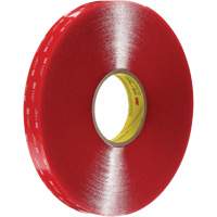 Ruban VHB, 33 m (108') lo x 12 mm (1/2") la, 40 mils, Acrylique - 3M 4910-1/2X36