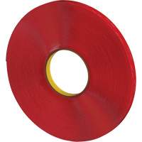 Ruban VHB, 33 m (108') lo x 12 mm (1/2") la, 40 mils, Acrylique - 3M 4910-1/2X36