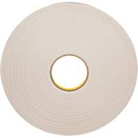 Double-Coated Foam Tape, 66 m (216') L x 18 mm (3/4") W, 31 mils, Polyethylene - 3M 4492W-3/4X72