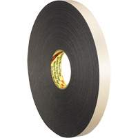 Ruban double face en mousse, 33 m (108') lo x 12,7 mm (1/2") la, 62 mils, Poly&eacute;thyl&egrave;ne - 3M 4496B-1/2X36