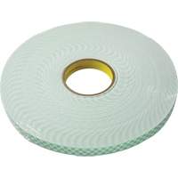 Double-Coated Foam Tape, 33 m (108') L x 18 mm (3/4") W, 62.5 mils, Urethane - 3M 4026-3/4X36