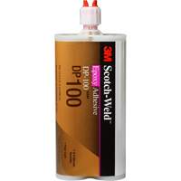 Adh&eacute;sif Scotch-Weld, 400 ml, Cartouche, Deux composants, Transparent - 3M DP100-400ML