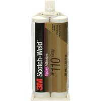 Adh&eacute;sif Scotch-Weld, 1,64 liq. oz., Cartouche, Deux composants, Gris - 3M DP110-1.64OZ-GRY