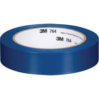 764 General-Purpose Vinyl Tape, 25.4 mm (1") W x 32.9 m (108') L, 5 mils, Blue - 3M 764-1X36-BLU